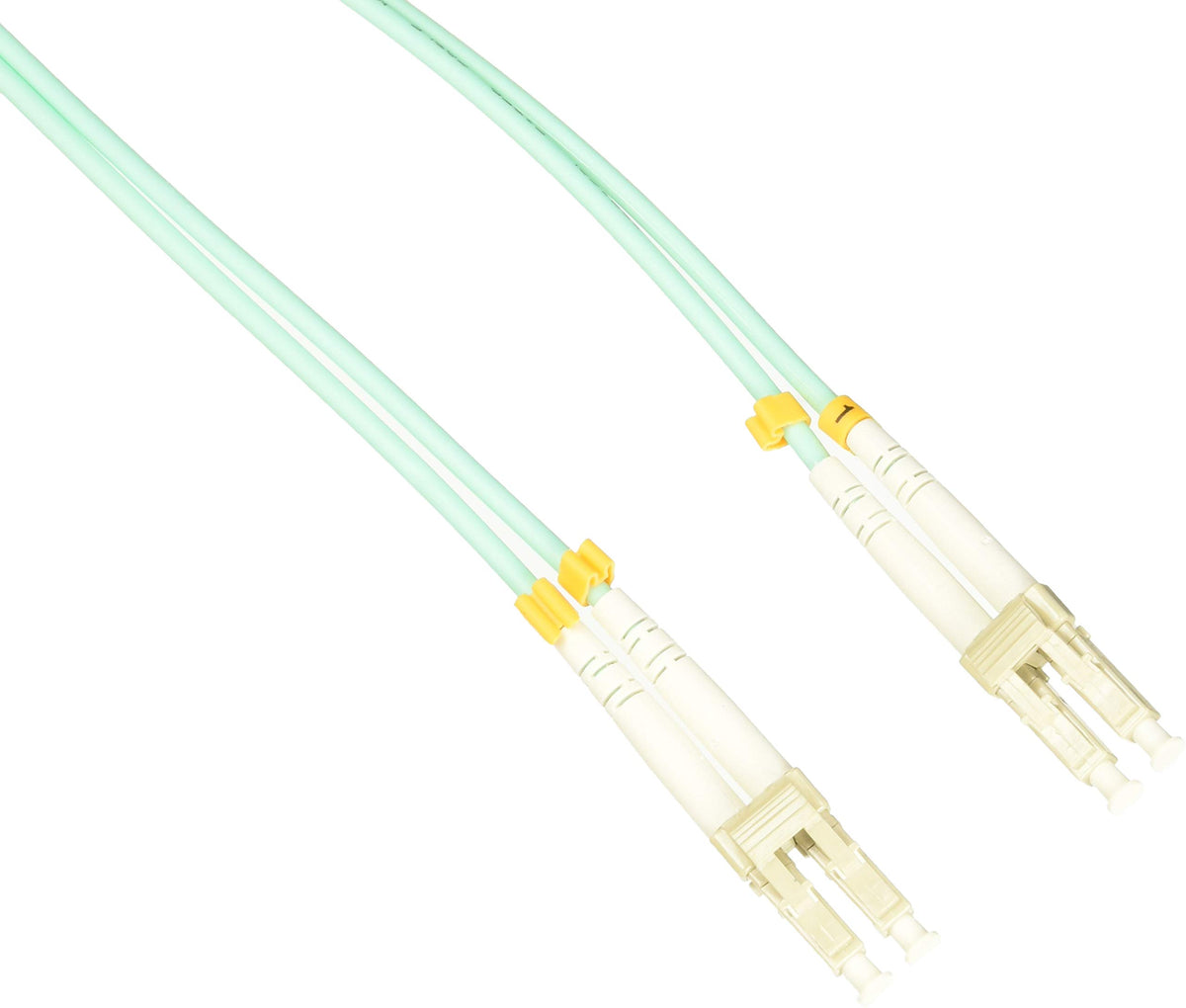 4xem 4XFIBERLCLC3M 3M Duplex LC/M/50/125 Aqua Patch Cable