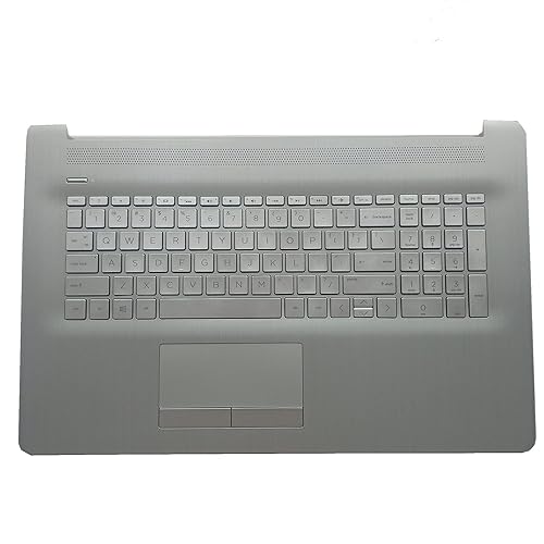 Replacement for HP 17BY 17-by 17CA 17-CA Laptop Upper Case Palmrest Backlit Keyboard Touchpad Assembly Part with ODD L92783-001 6070B1308113 Top Cover