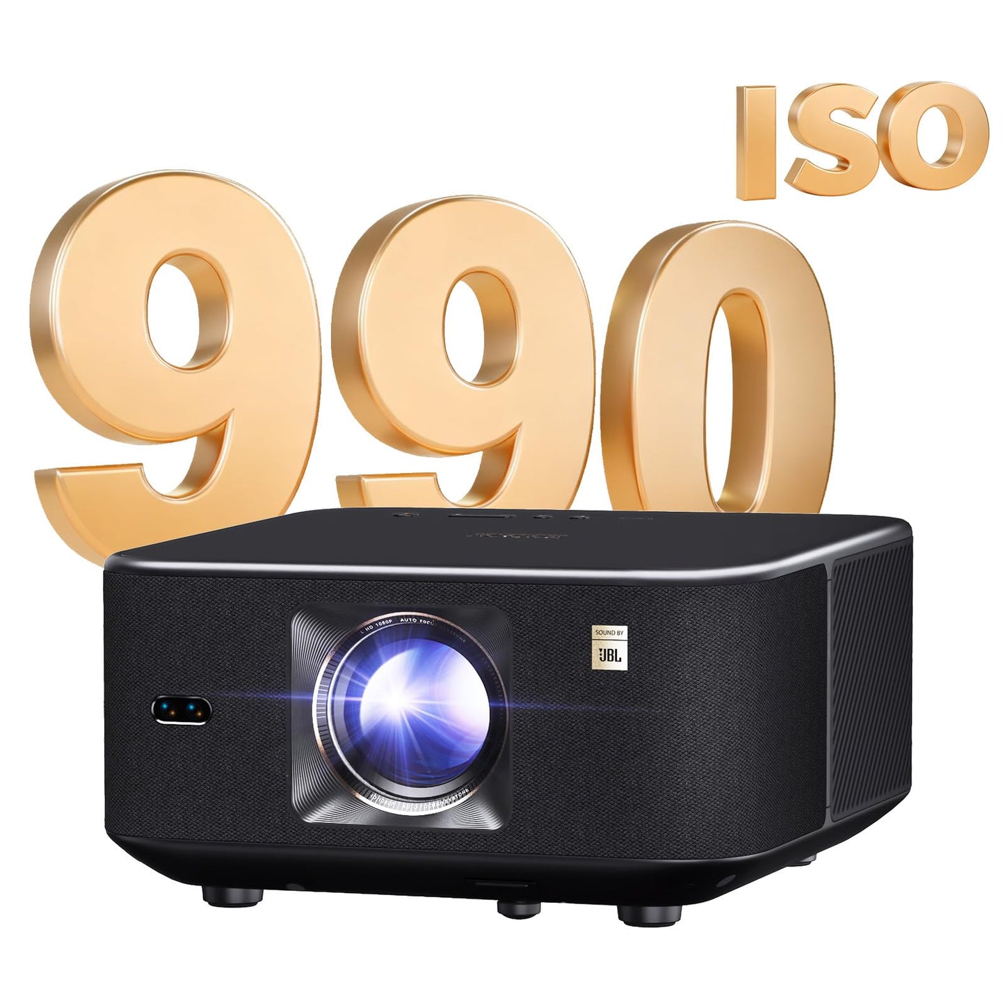 Yaber K3 Projector 990 ISO Smart Projector with Google TV, 30W Speaker Sound by JBL, Dolby Audio, Movie Projector with WiFi6 and Bluetooth, 7000+app
