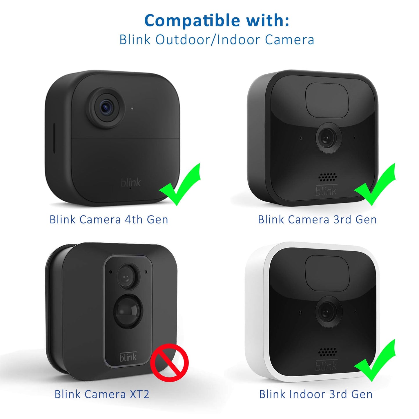 5PACK Blink Outdoor Camera Mount Bracket with Sync Module Core/XR Outlet Mount for Blink Outdoor 4th/3rd Camera (Camera Not Include)