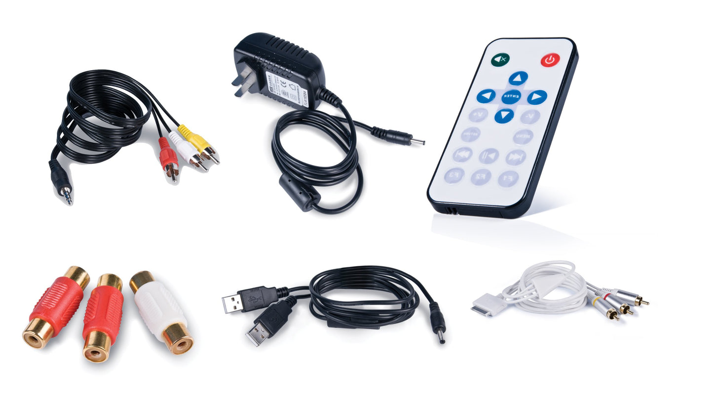 CTA Digital Portable Projector with iPhone Cable