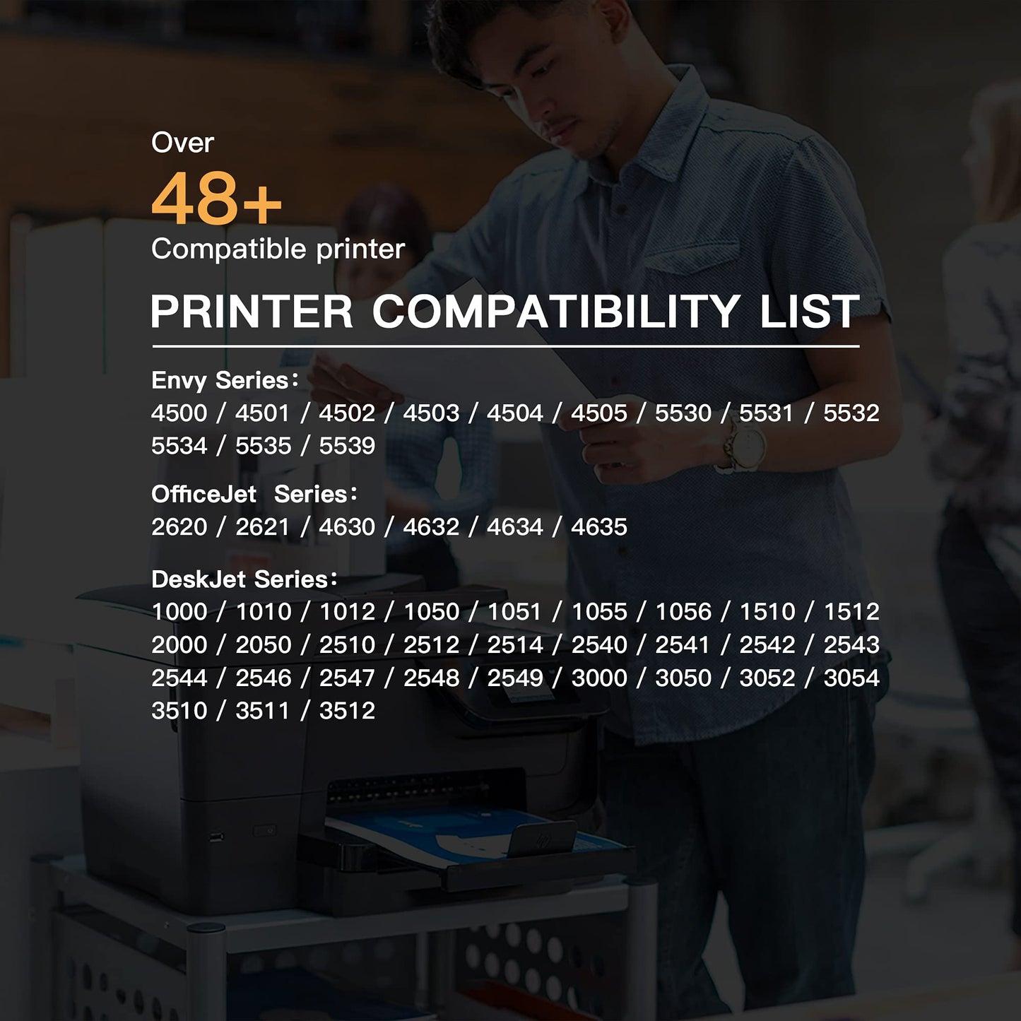 E-Z Ink (TM Remanufactured Ink Cartridge Replacement for HP 61XL 61 XL High Yield for HP Envy 4500 4502 5530 DeskJet 2512 1512 2542 2540 2544 3052a
