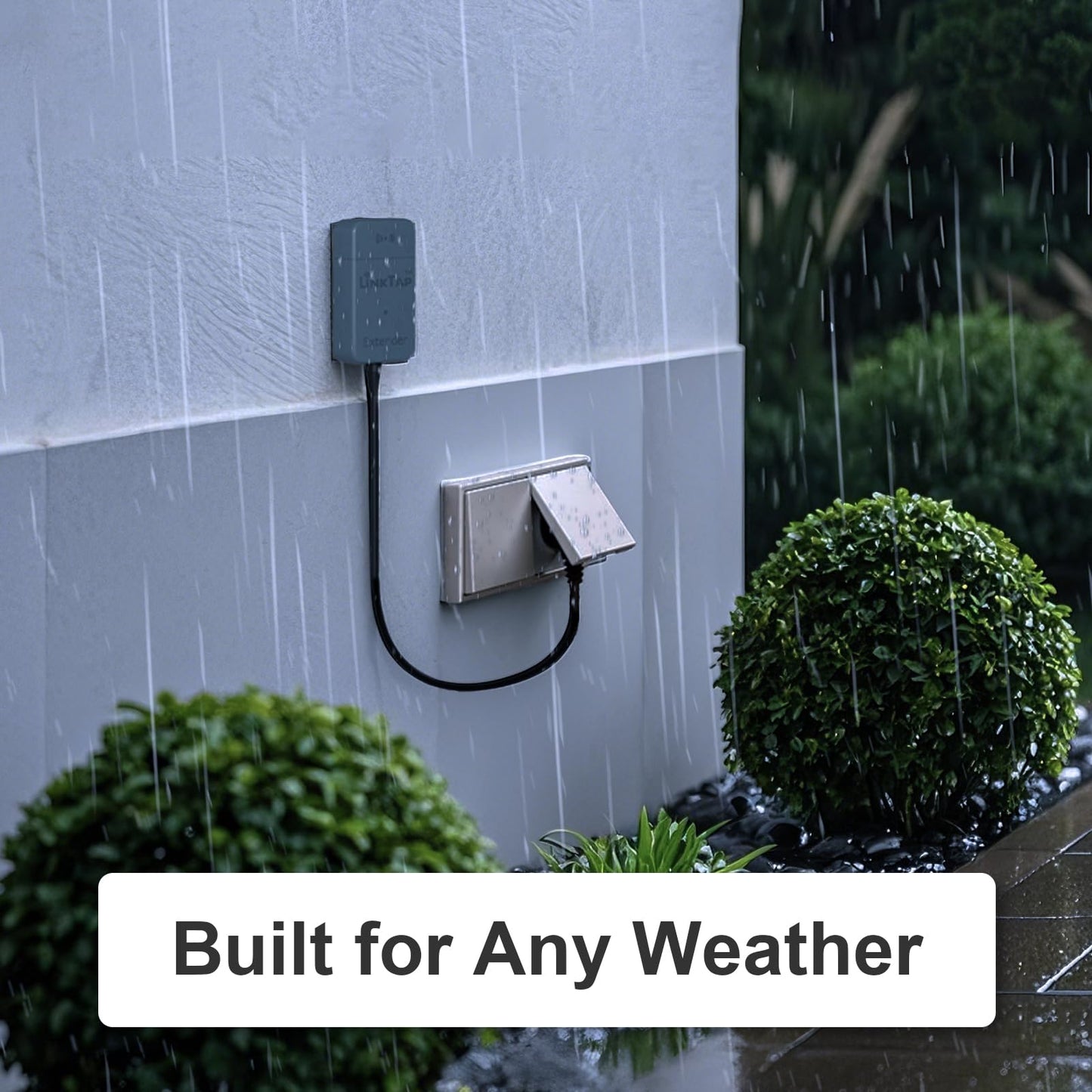 LinkTap Zigbee Extender, Requires LinkTap Gateway, Expands Coverage for Large Gardens, Yards & Complex Terrains, Weatherproof for Indoor & Outdoor