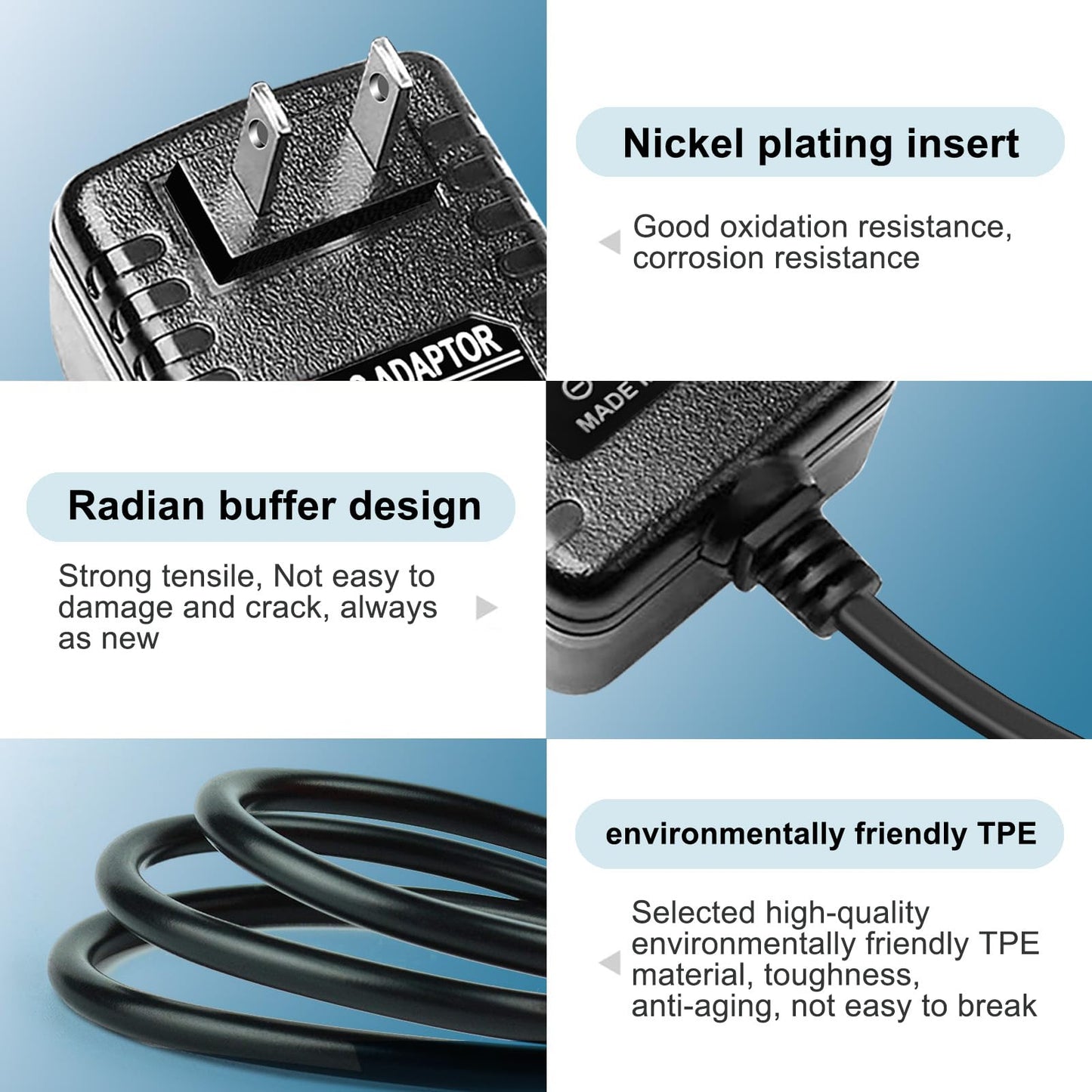 12V AC/DC Charger Power Supply Compatible for Bose SoundLink Mini (1st Gen ONLY), Bose SoundDock XT, Bose Companion 2 Series II III 2 3 PC, G-Project…