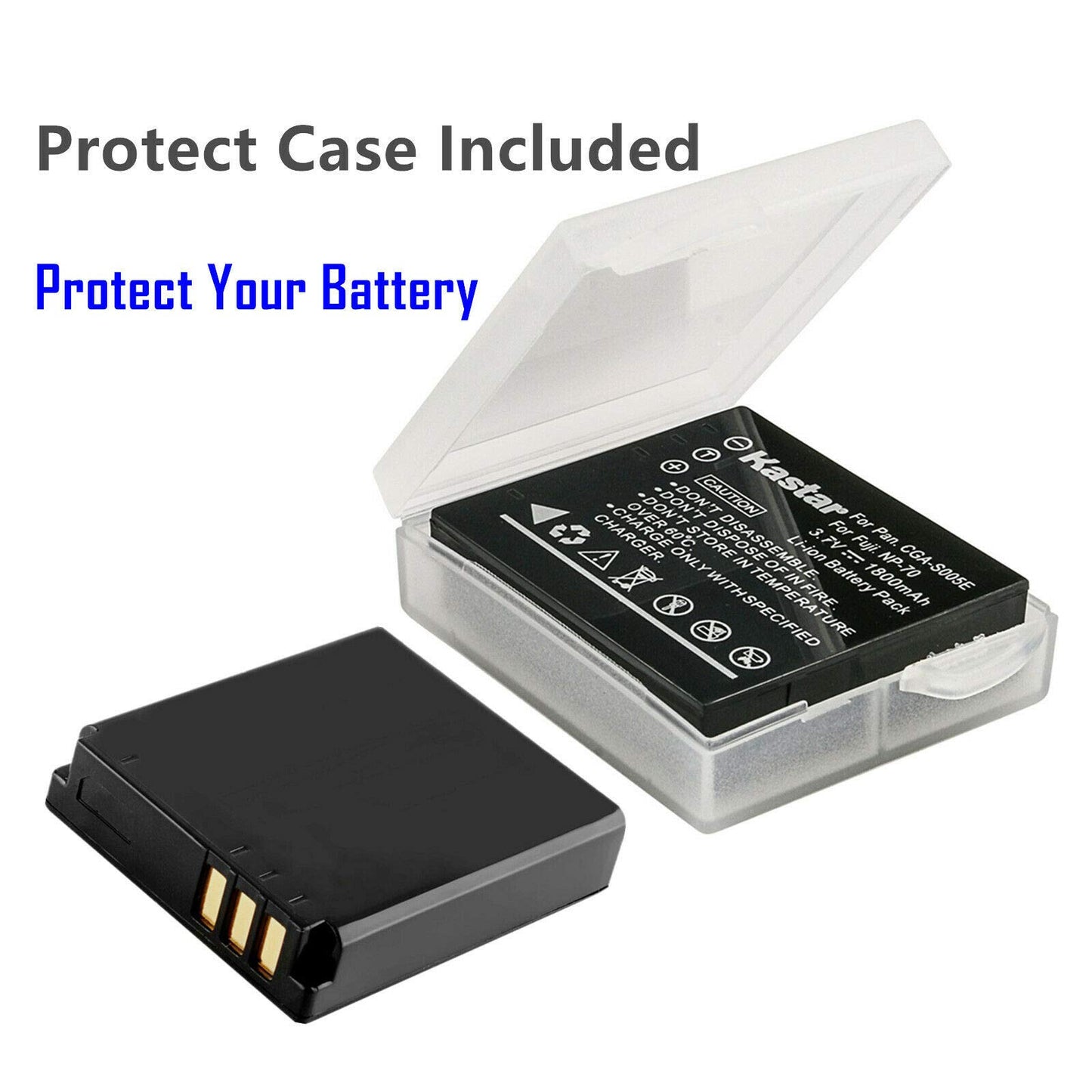 Kastar 4-Pack D-Li106 Battery and LTD2 USB Charger Replacement for Pentax D-Li106 Battery, Pentax MX-1, X90 Digital Camera