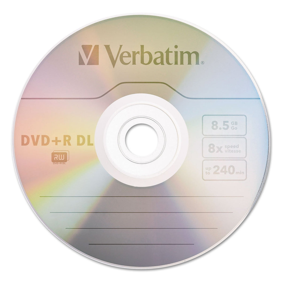 Verbatim 8.5 gigabyte DVD+R 30 pk