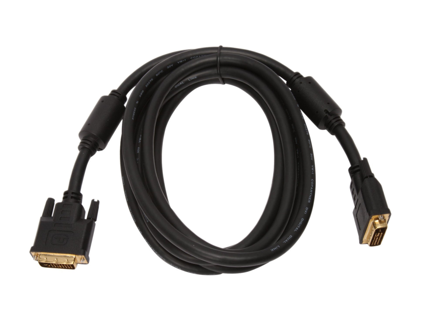 Nippon Labs DVI 10 DD 10' DVI-D Dual Link Male to DVI-D Dual Link Male Cable with Gold Plated