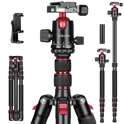 Victiv 80/85 inches Heavy Duty Tripod for Camera and Phone, 85" Camera Monopod Tripod, DSLR Binoculars Spotting Scope Camcorders Video Tripod Stand