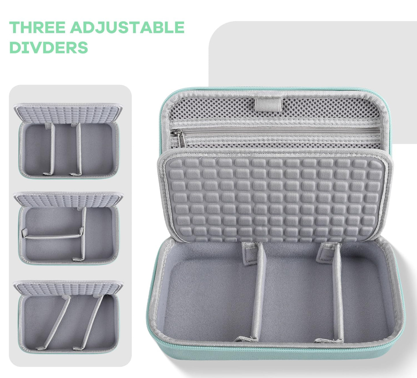 Hard Travel Electronic Organizer Case for MacBook Power Adapter Chargers Cables Power Bank Apple Magic Mouse Apple Pencil USB Flash Disk SD Card Hard
