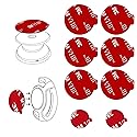 Sticky Adhesive Replacement Parts for Pops Socket Base, 6pcs 1.38 Circle Double Sided Tape for Collapsible Grip Stand's Back, 2pcs Sticker Pads