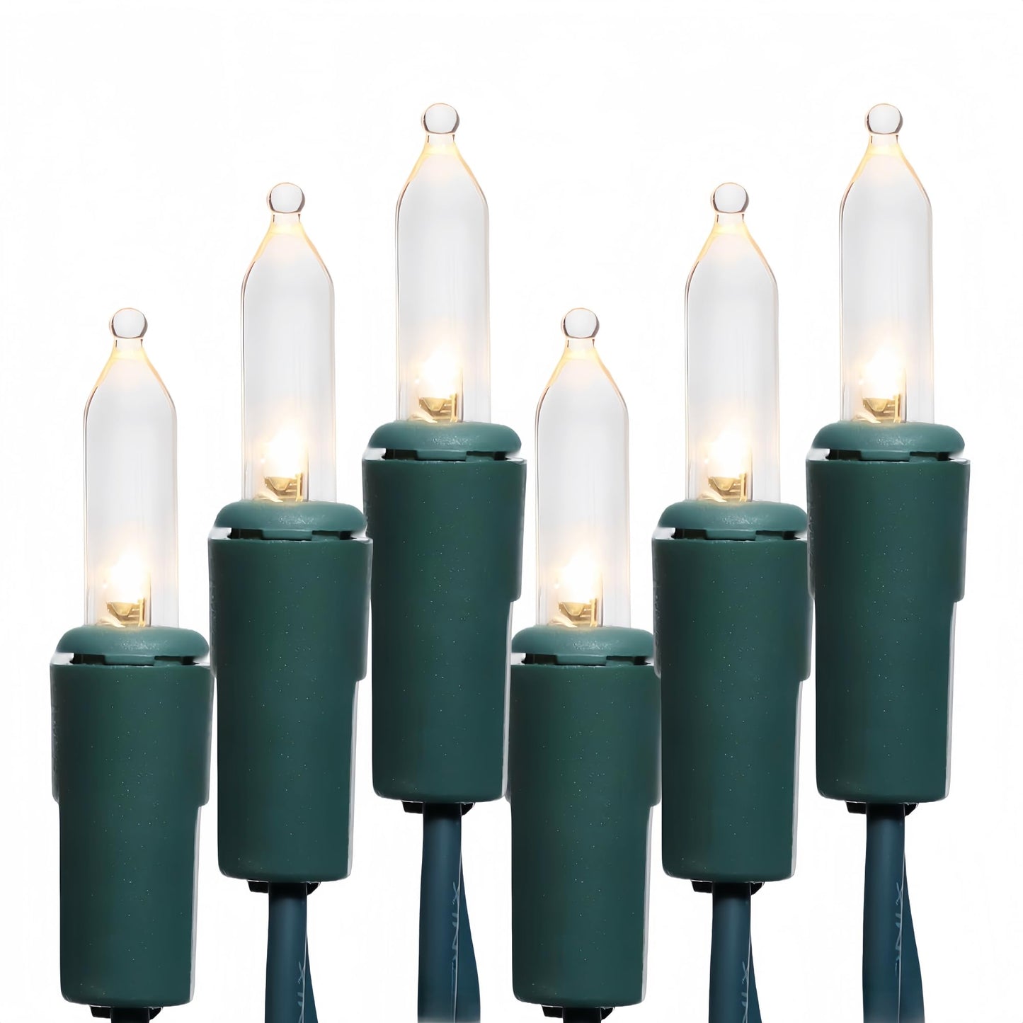 LUCKY SHINE 150 LED Warm White Christmas Lights, UL Certified and Commercial Grade Green Wire String Lights 50 Ft, for Indoor and Outdoor Use.