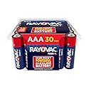 Rayovac Fusion AAA Batteries (30 Pack), Triple A Alkaline Batteries