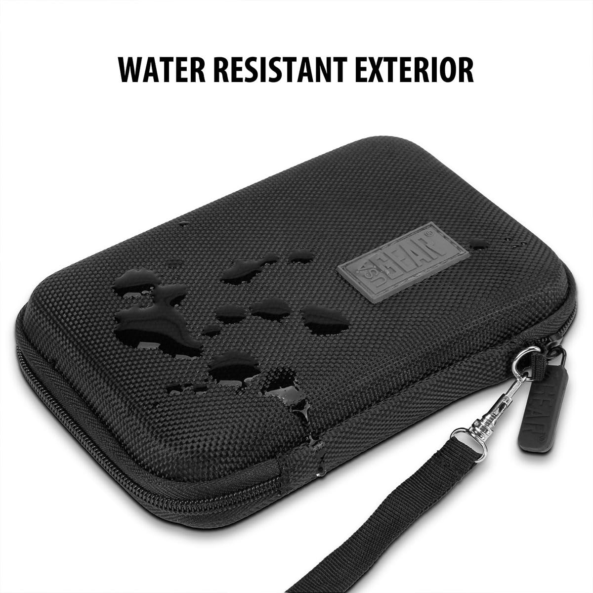 USA Gear Portable WiFi Hotspot for Travel Carrying Case - Internet Booster Case with Wrist Strap Compatible with 4G LTE Wi-Fi Mobile Hotspots from