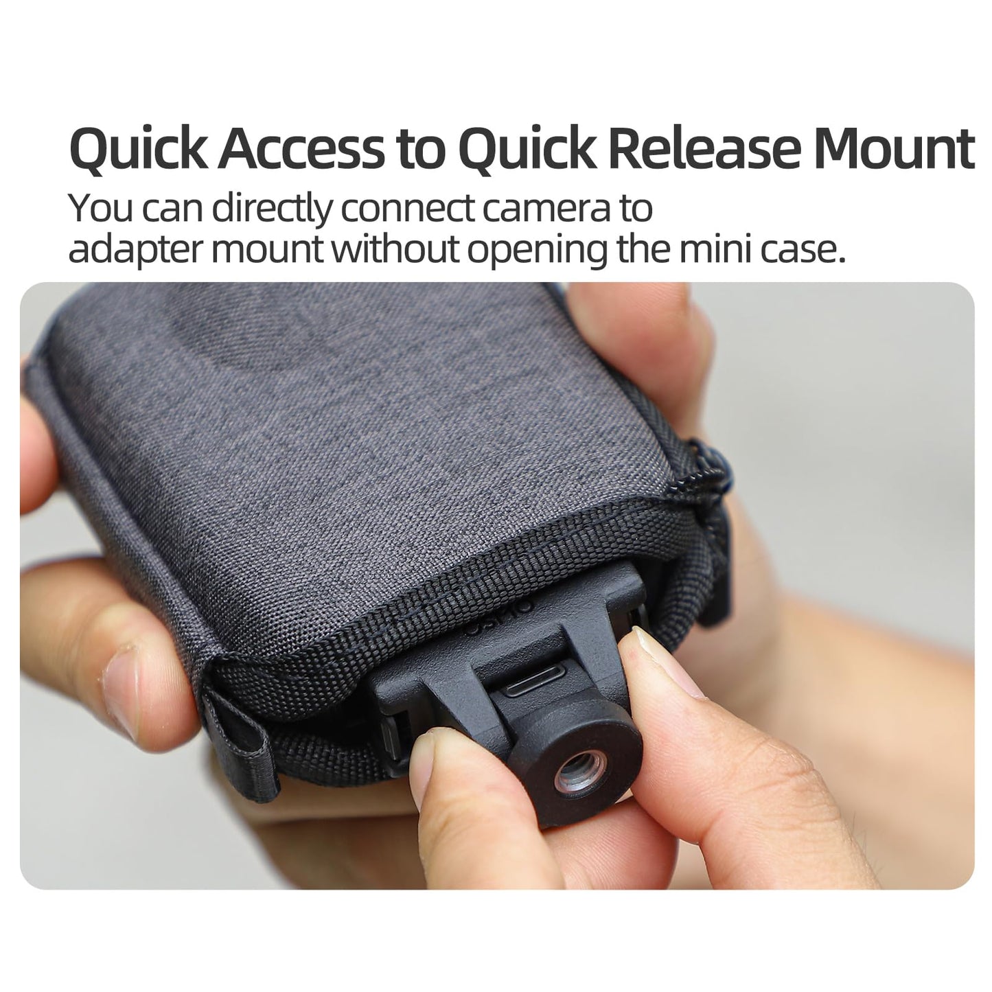 FSIDIWT Mini Storage Bag Case for DJI Osmo 360 Camera, Portable Protective Small Carrying Case for DJI Osmo 360 Accessories