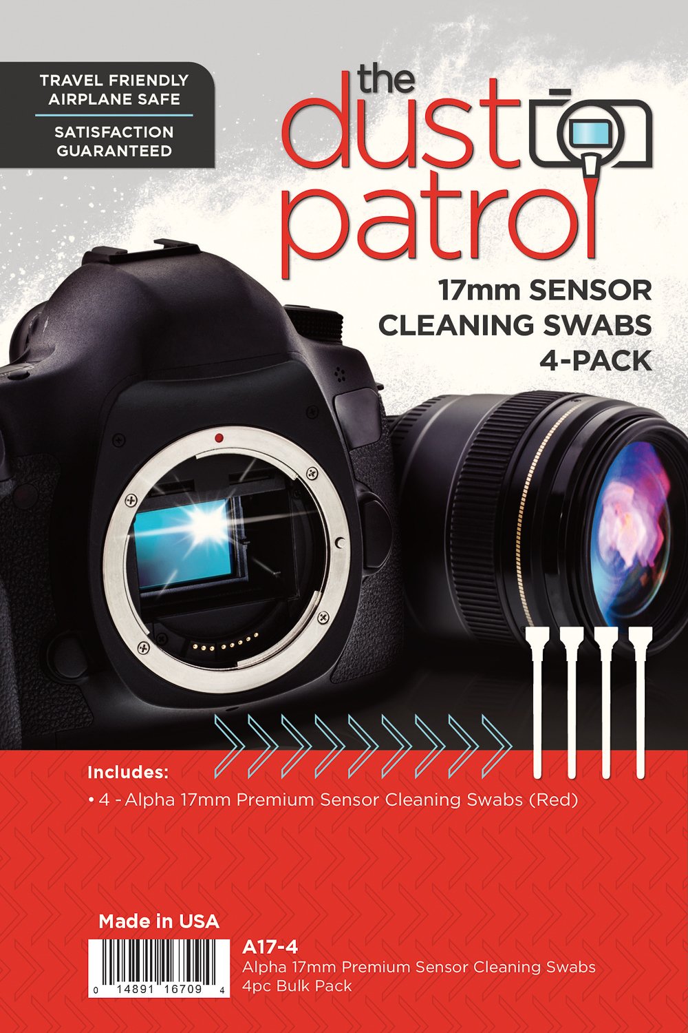 Alpha 17mm Sensor Cleaning Swabs 8pc Cleaning Kit w/Beta