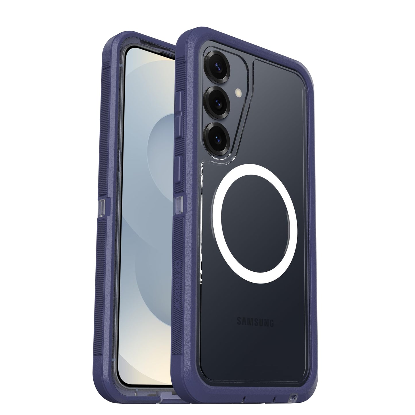 OtterBox Samsung Galaxy S25+ Defender Series XT Clear Magnet Case - Denver Dusk Purple