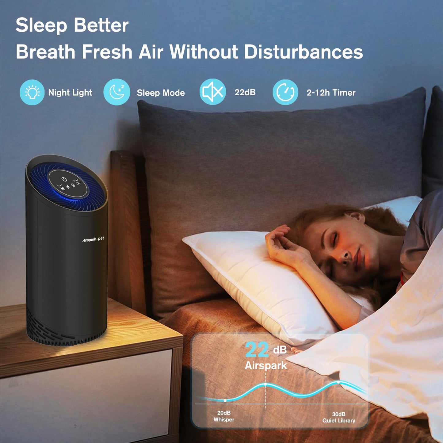 | Airspark Air Purifiers (Black)