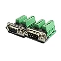 Twinklebay DB9 Breakout Connector RS232 Serial 9 Pin Connector Db9 Terminal (Male x 1, Female x 1)