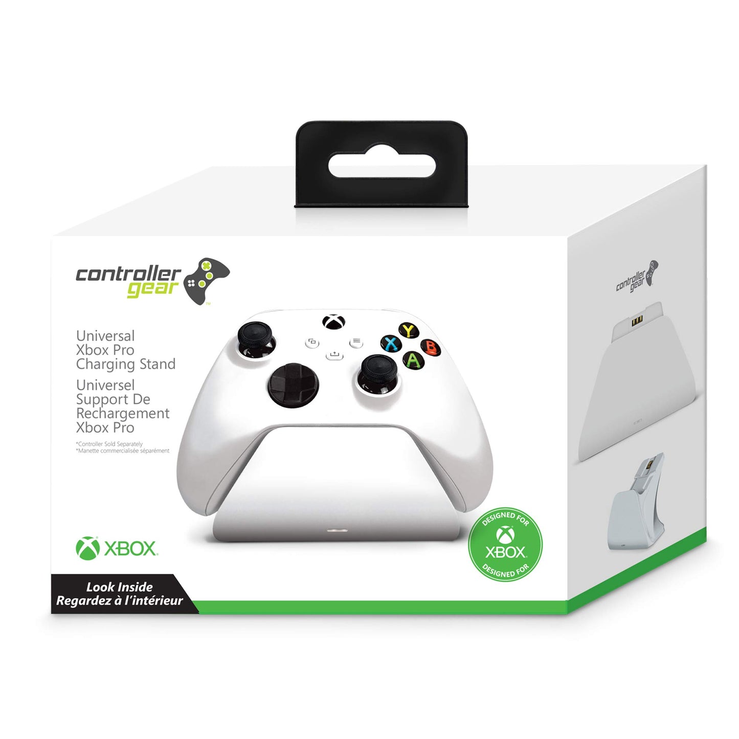 Robot White - Universal Xbox Pro Charging Stand with 1200 mAh Rechargeable Battery, Charging Dock, Charging Station for Xbox Series X|S and Xbox One