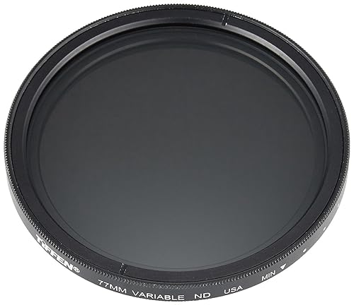 Tiffen 77VND 77mm Variable Neutral Density Camera Filter|2 to 8-Stop|Light Control|Film and Digital/Video/Photography