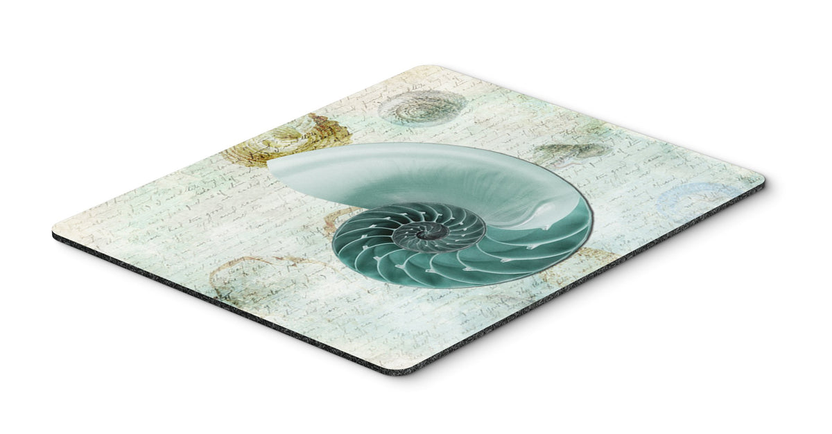 Caroline's Treasures SB3037MP Shells Mouse Pad, Hot Pad or Trivet, Large, Multicolor