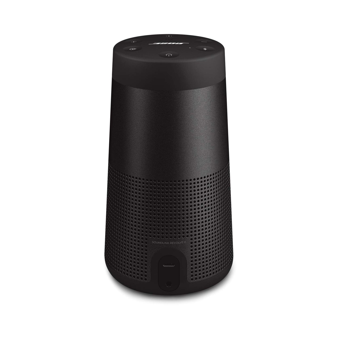 Bose SoundLink Revolve (Series II) Portable Bluetooth Speaker - Wireless Water-Resistant Speaker with 360° Sound, Black (Renewed)