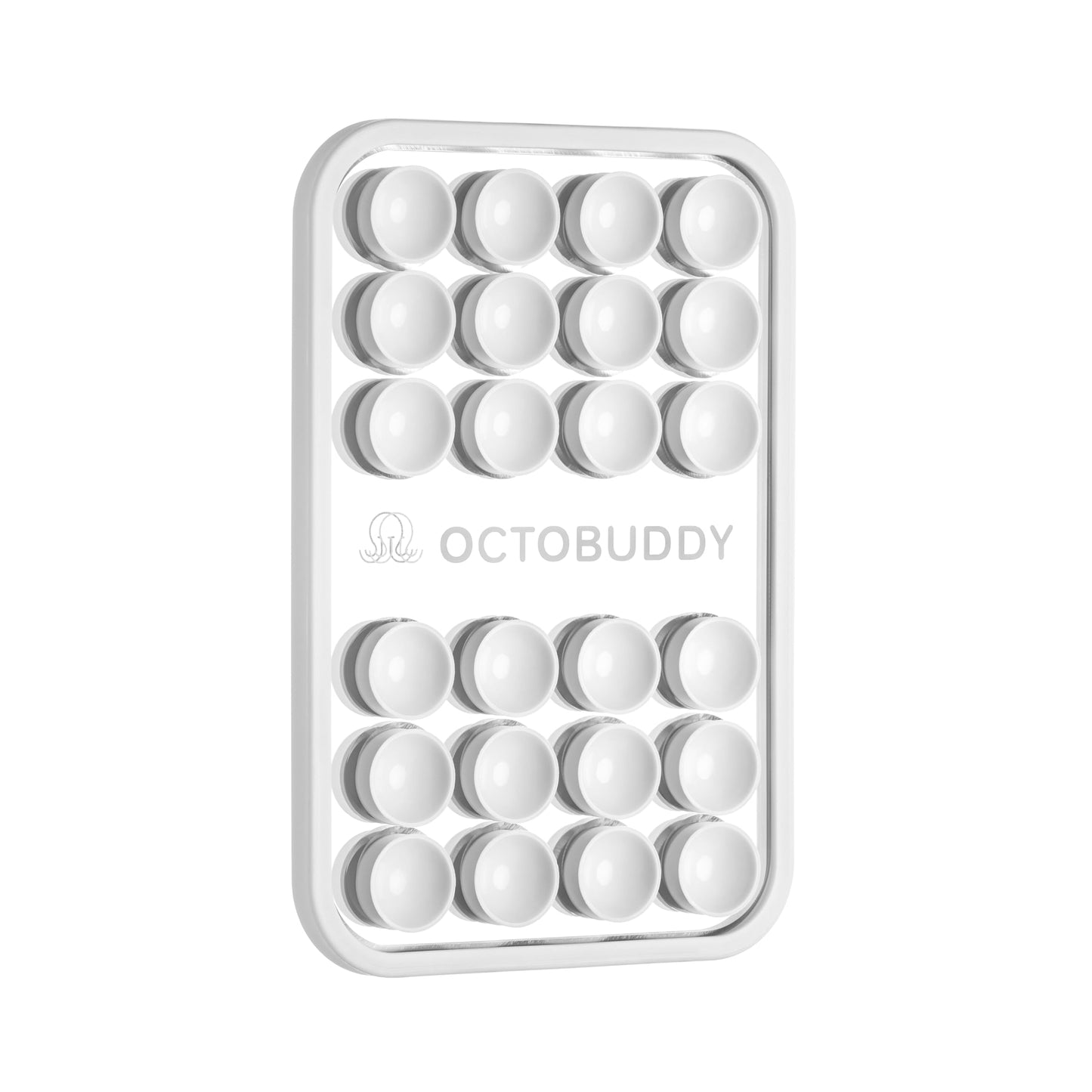 OCTOBUDDY Mirror - OG Suction Cup Phone Mount - Silicone Suction Grip Mobile Holder with Built-in Mirror - Hands-Free Selfies and Videos - Content