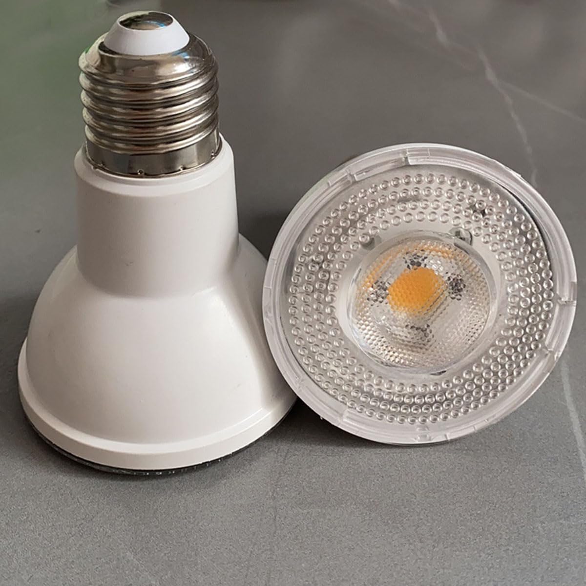 yayutelight PAR20 LED Bulbs, 4000K Cool White Flood Light CRI90 50W Equivalent 7W, Dimmable, 550 Lumens, E26 Base (4)