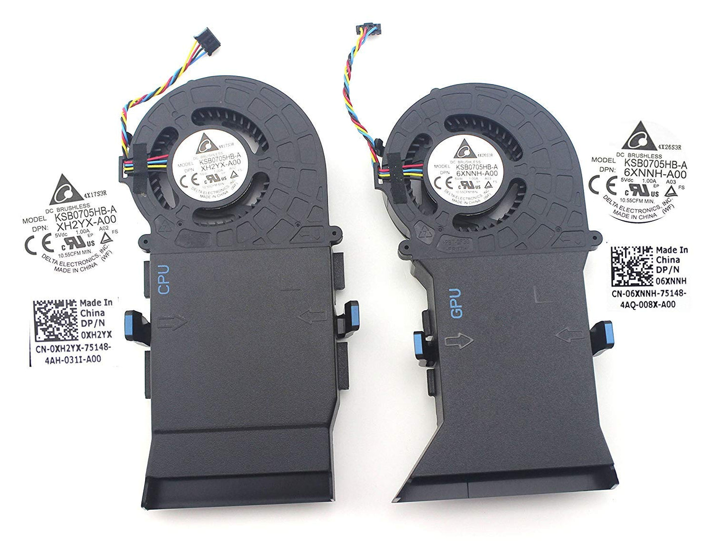 Original Genuine New for Dell KSB0705HB-A-XH2YX-A00 KSB0705HB-A-6XNNH-A00 0XH2YX CPU & GPU Fan