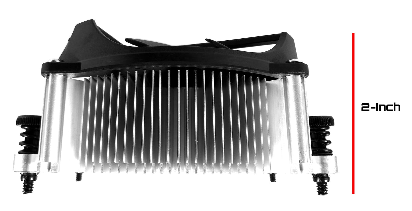 TRONWIRE TW-28 CPU Cooler Aluminum Heatsink 4-Pin PWM 92mm Low Profile 3000 RPM Fan Pre-Applied Thermal Paste for AMD Socket AM5 AM4 Desktop PC