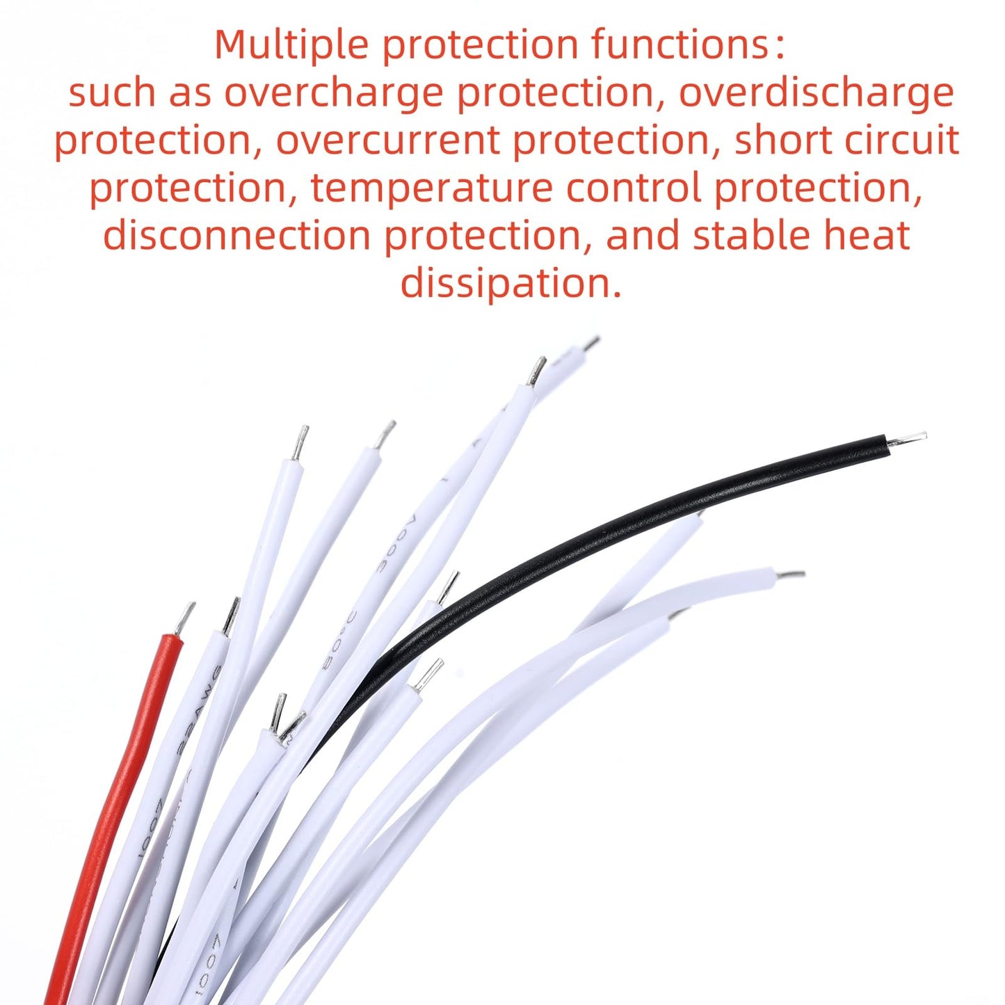 Ruimou 1pcs BMS 13S 48V Li-ion PCB Protection Board and Temperature Control Protection for Electric Bicycles Electric Motorcycles and Power Storage…