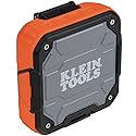 KLEIN TOOLS AEPJS2 Bluetooth Speaker with Magnetic Strip and Hook, Rechargeable, Wireless and Aux Capable, Hands Free Capable, 10 Hr Run Time, IP54