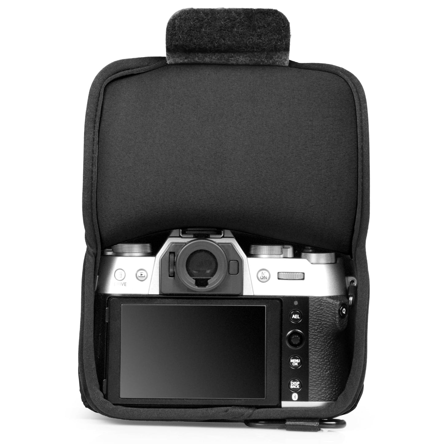 MegaGear Neoprene Camera Case for Fujifilm X-T50 (16-50mm)- Stylish and Protective Digital Photography Bag - Black
