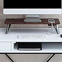 Anji Mountain Monitor Stand - Desktop Organizer & Laptop Riser, Ergonomic Monitor Riser, Space-Saving Monitor Stand for Desk, Durable Construction
