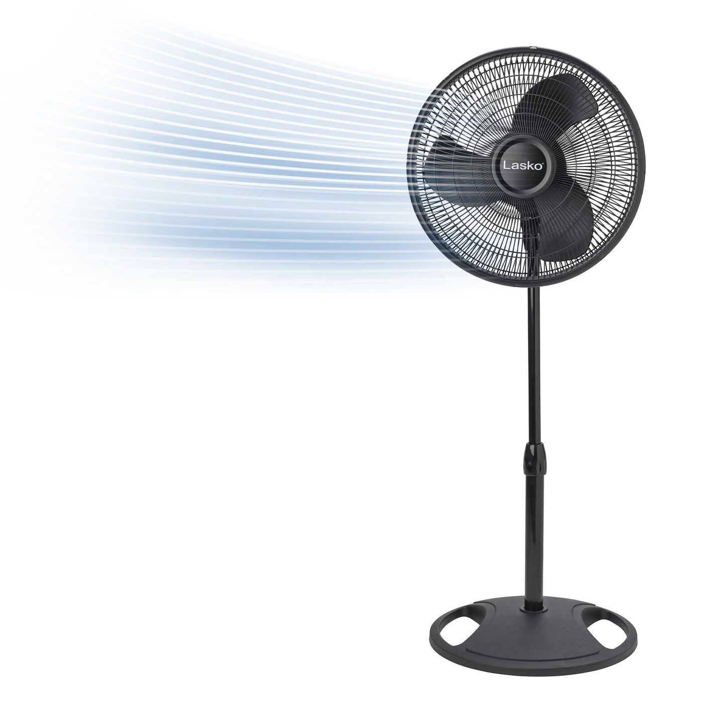 Lasko Oscillating Standing Pedestal Fan - 16” - 2521 - Black