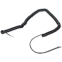 Mitel 12 Ft Flat Black Long Lead Handset Cord For IP 5000 Series Phones