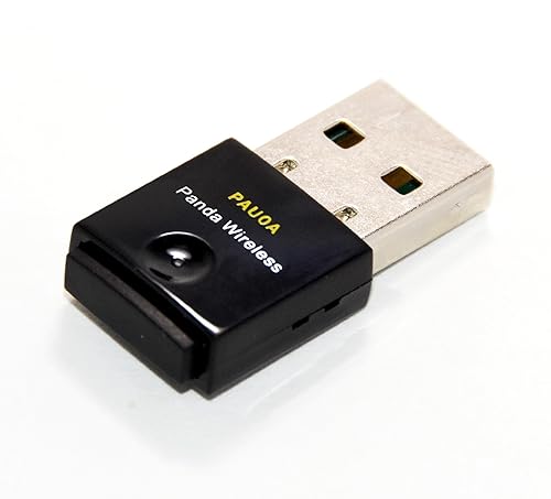 Panda Wireless PAU0A AC600 Dual Band (2.4GHz and 5GHz) Wireless AC USB Adapter - Win 7/8/10/11, Zorin, Mint, Ubuntu, MX Linux, Manjaro, Fedora, Rocky