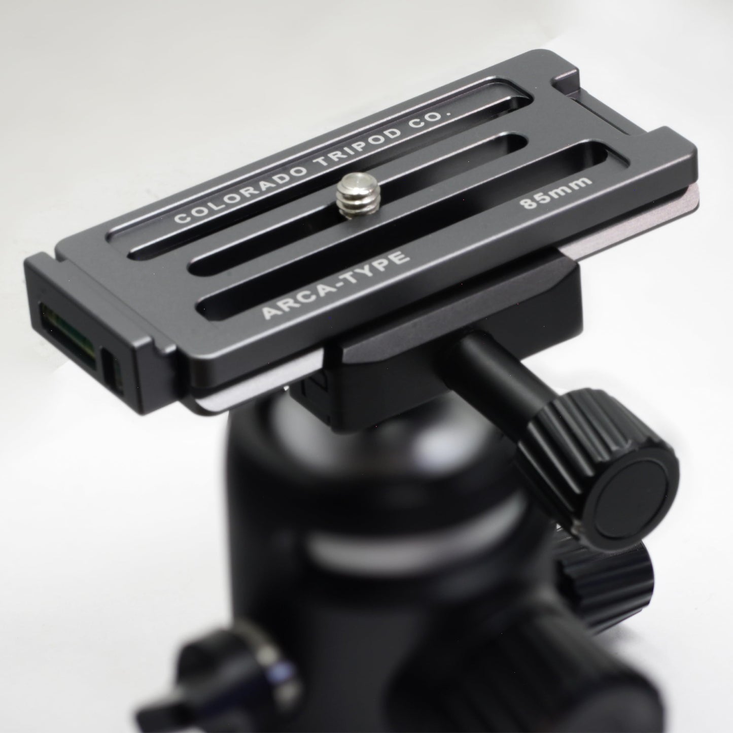 Breakthrough Photography 85mm Universal Arca Swiss Quick Release Plate for Tripod Ball Head with Hand-Adjustable Stainless Steel Screw & Removable