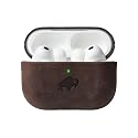 BLACKBROOK Leather Case for AirPods Pro 3, Taylor Handcrafted Full Grain Leather Cover, Wireless Charging Ready, Protective & Secure Snap Fit, Visible