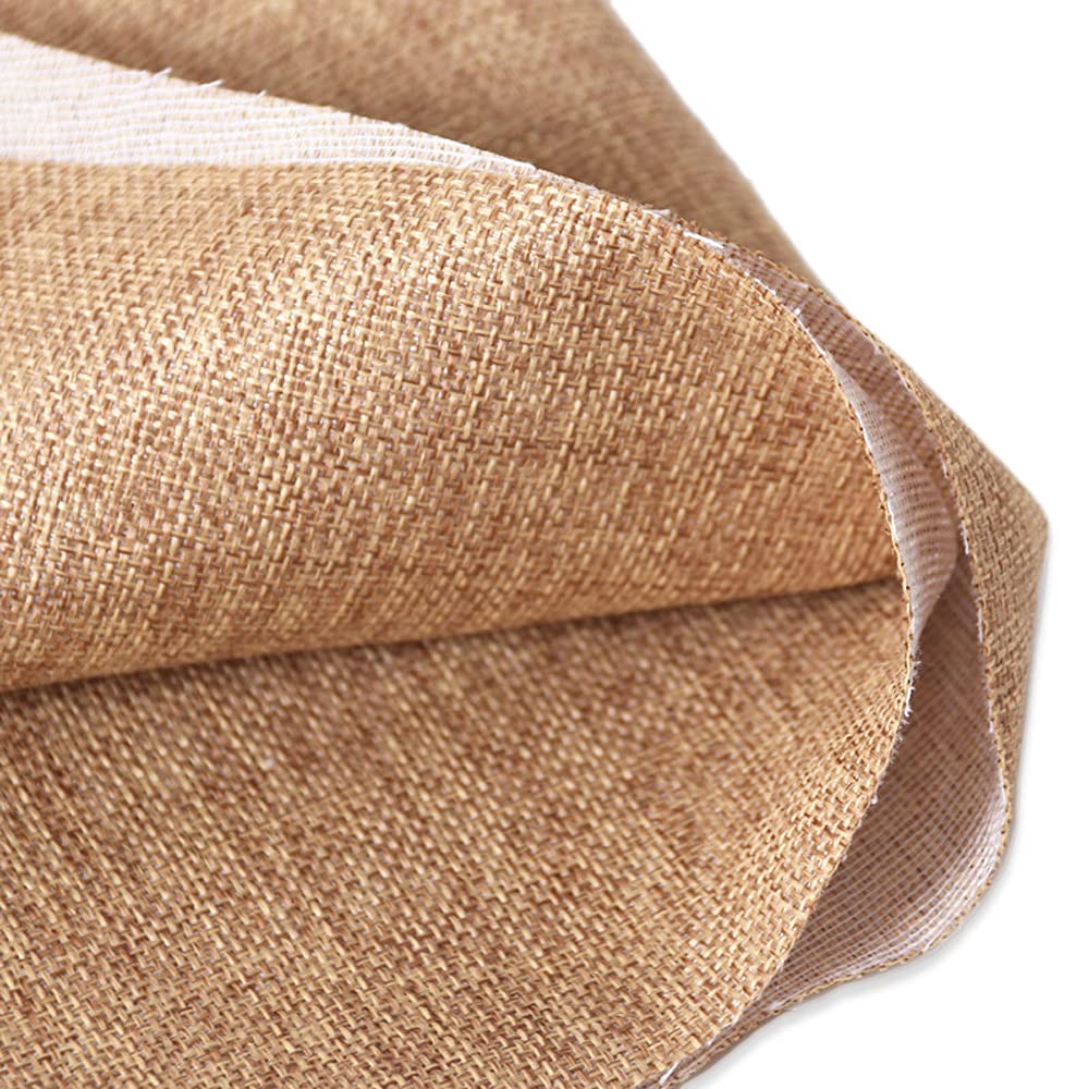Speaker Grill Cloth Antique Retro Sound Transparent Dustproof Linen Guitar Sound Mask Mesh Cloth Background Cloth (1.46m x 0.5m / 57" x 19", Dark