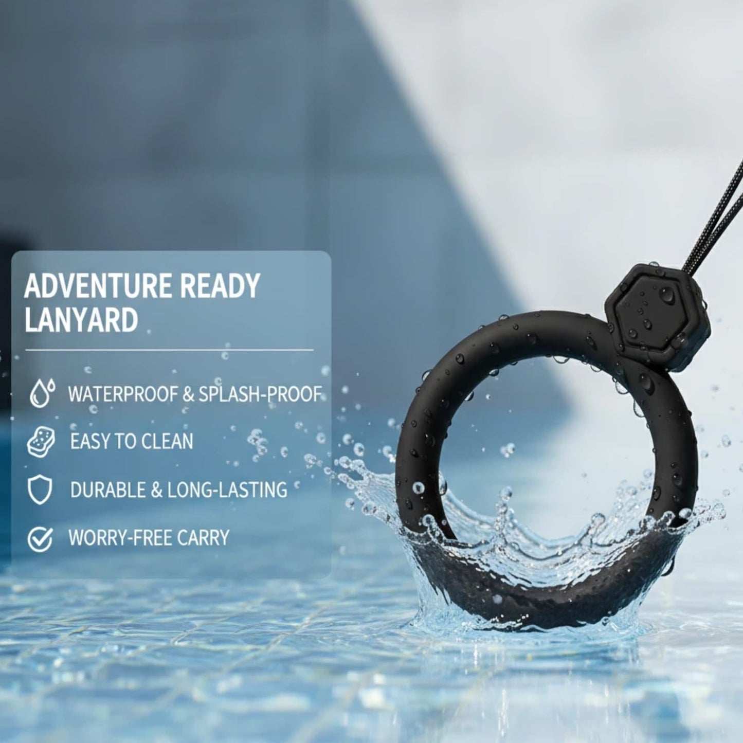 ZvveIIa Finger Lanyard Silicone Phone Strap