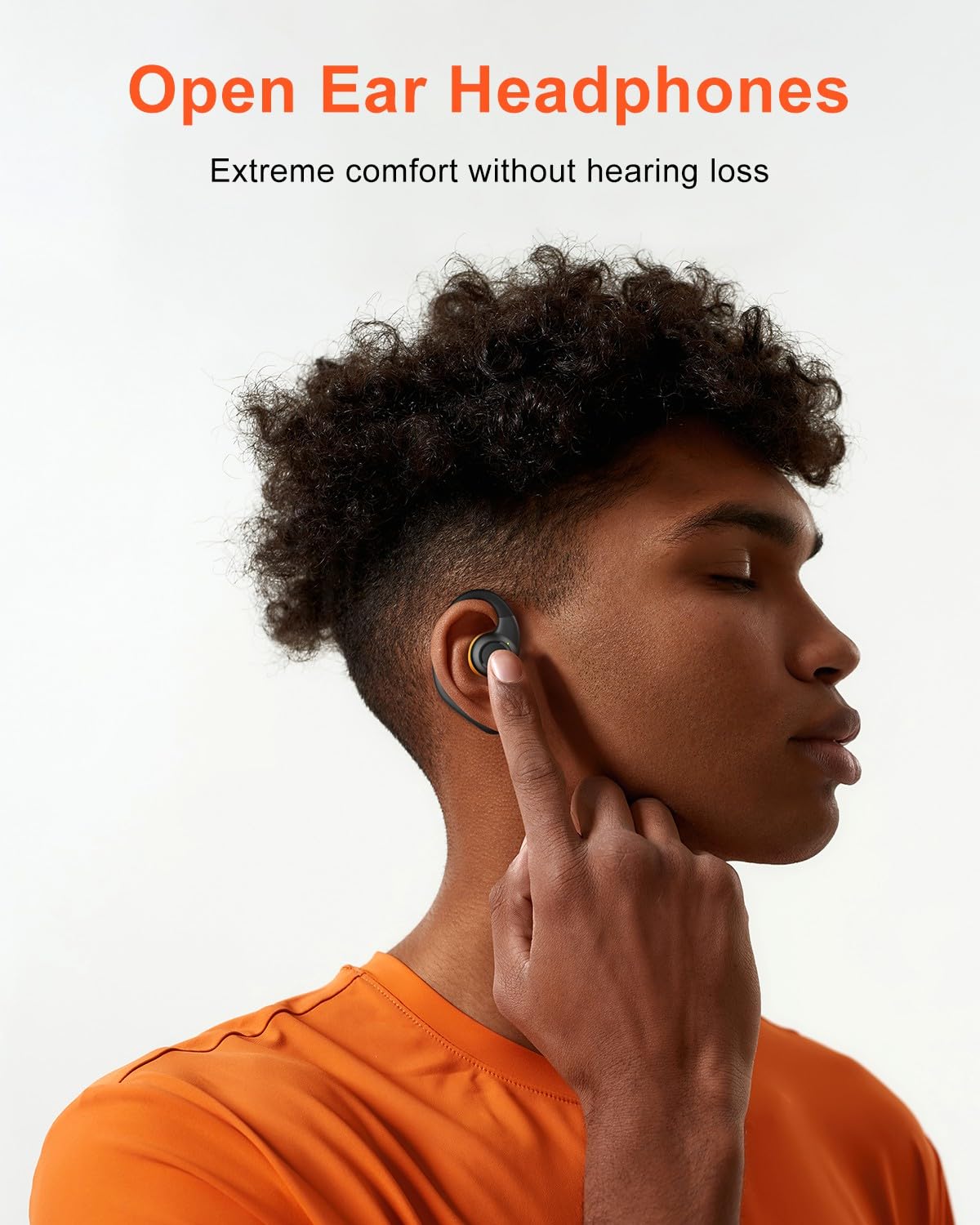Jzones Open Ear Headphones Wireless Bluetooth 5.3, Open Ear Earbuds with Dual 16.2mm Dynamic Drivers 60 Hours Playtime Waterproof Sport Earbuds…