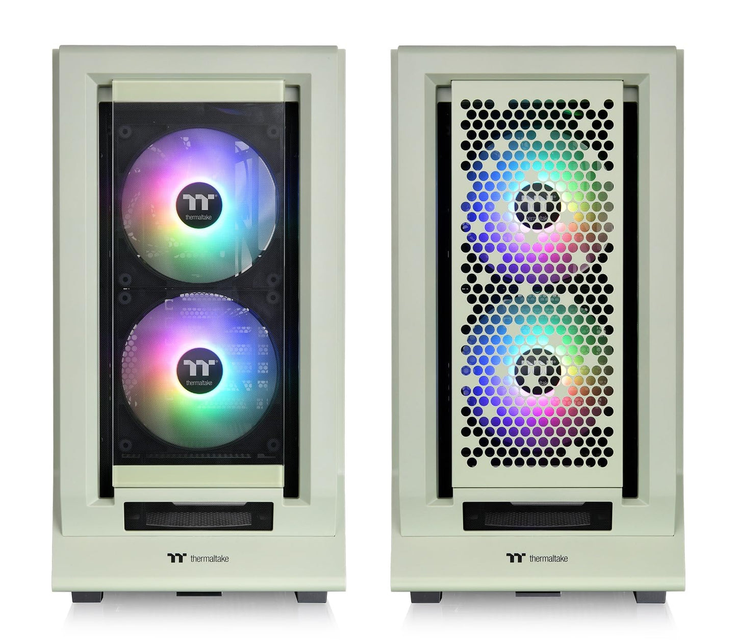 Thermaltake Ceres 350 MX/Matcha Green/Mid Tower/CT140 ARGB Fan*2/CT140 Fan*1/Mesh & TG Front Panel/Hidden-Connector MB/CA-1Z3-00MEWN-00