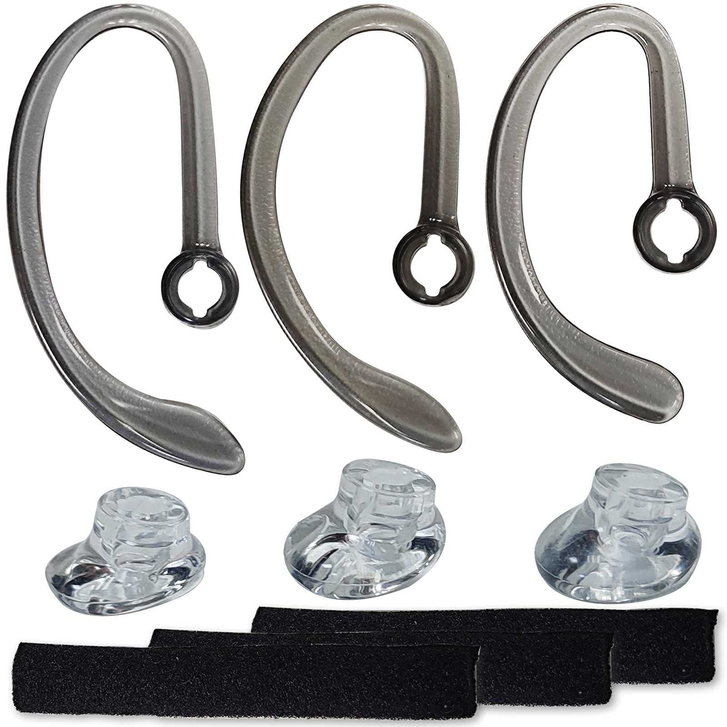 Miayaya Ear Tips, Ear Hook Loops, Foam Spare, Earpads Fit Kit Compatible Model for Plantronics WH500 CS540 W440 CS70 Savi W740 Headset Replacement Tip