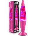 JAMBO 16" Beautiful Lamp- Purple with Pink Wax, Relaxing Liquid Light, Night Light Nightlight, Home Decor Living Room Office Bedroom Lamp for Adults