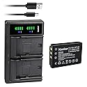 Kastar 1-Pack Battery and LTD2 USB Charger Compatible with Minolta NP-120 Battery, MN80NV, MN88NV, MN90NV, MN200NV, MN220NV 1080p Full HD, MN4K40NV 4K