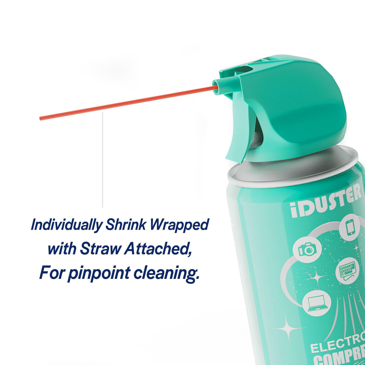 Compressed Canned Air Duster for Computer - 10oz Disposable Keyboard Cleaner Spray, 2PCS