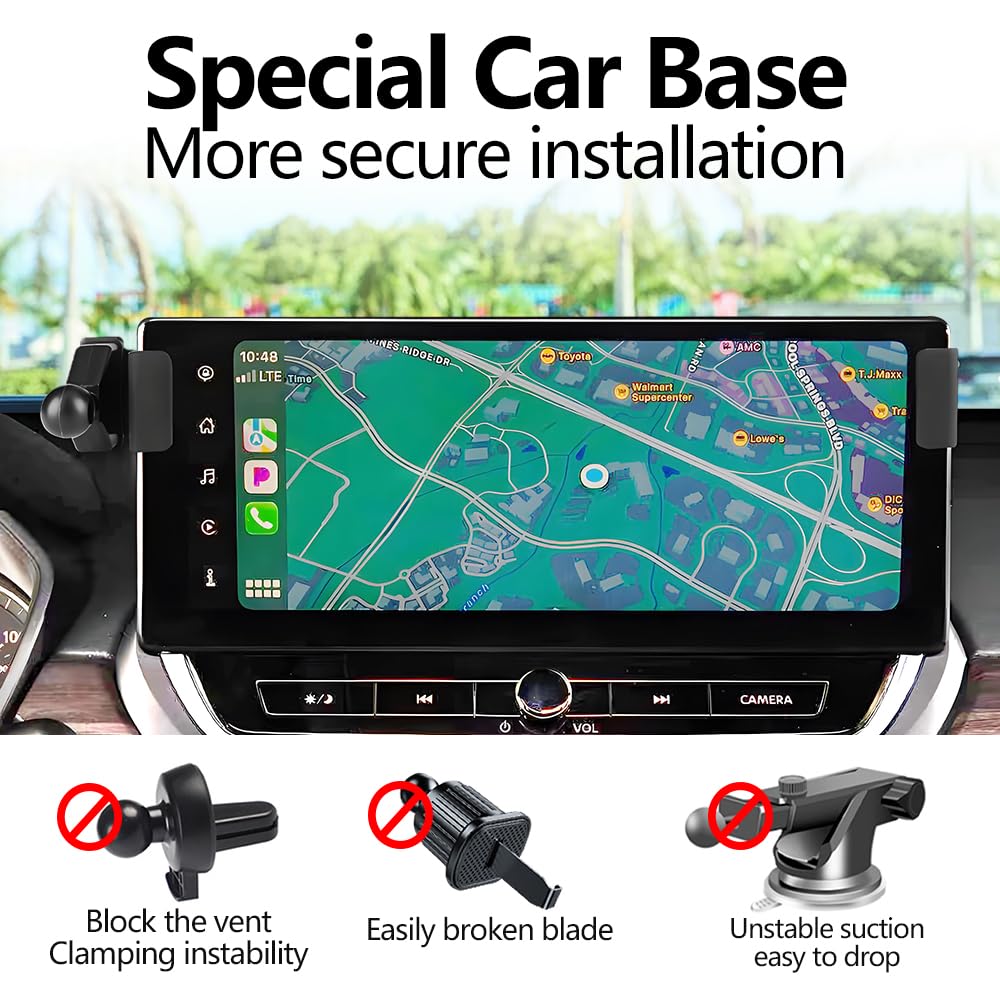 JIEZMO Car Magnetic Phone Mount for Nissan Rogue 2024-2026 and Nissan Altima 2023-2026? 12.3 inch Touch Screen ? Auto Interior Accessories Best