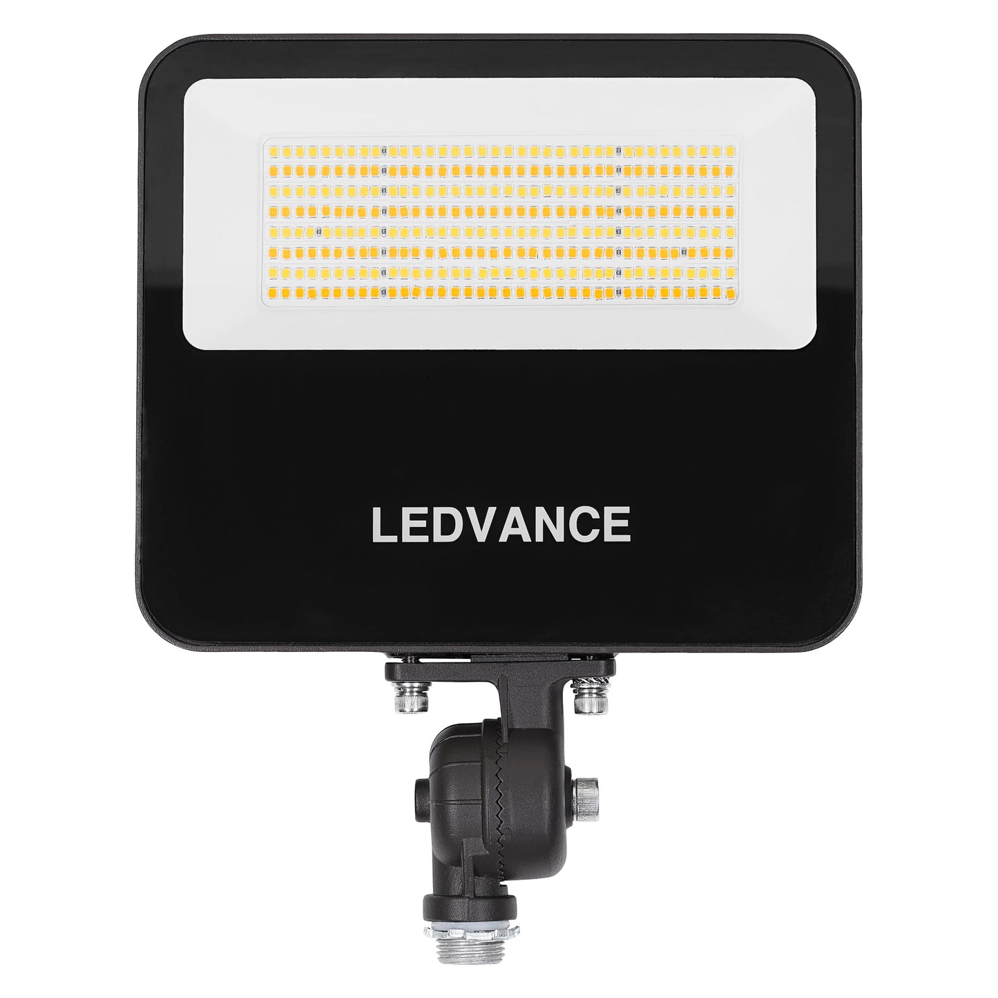 LEDVANCE Dual Selectable Flood LED Light, 35/45/60W, 3 CCT Select 3000/4000/5000K, Dimmable, 5250/6750/9000 LMS, Photocell - 1 Pack (63861)