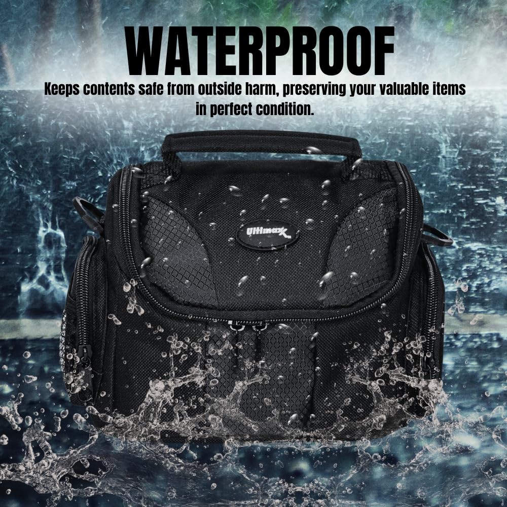 Ultimaxx Medium Carrying Case/Gadget Bag for Sony,Nikon, Canon, Olympus, Pentax, Panasonic, Samsung & Many More SLR Cameras & Camcorders